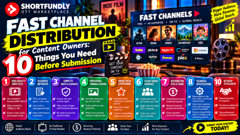 FAST Channel Distribution for Content Owners: 10 Things You Need Before Submission