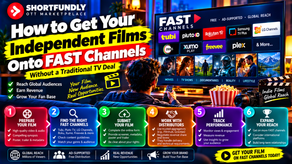 How to Get Your Independent Films Onto FAST Channels Without a Traditional TV Deal: 15 Powerful Steps 4 How to Get Your Independent Films Onto FAST Channels Without a Traditional TV Deall