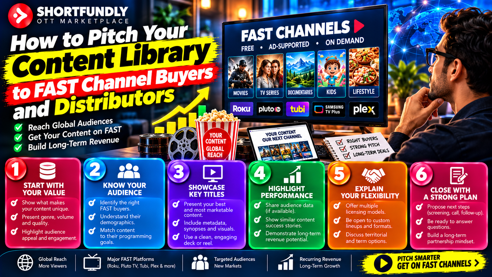 How to Pitch Your Content Library to FAST Channel Buyers and Distributors