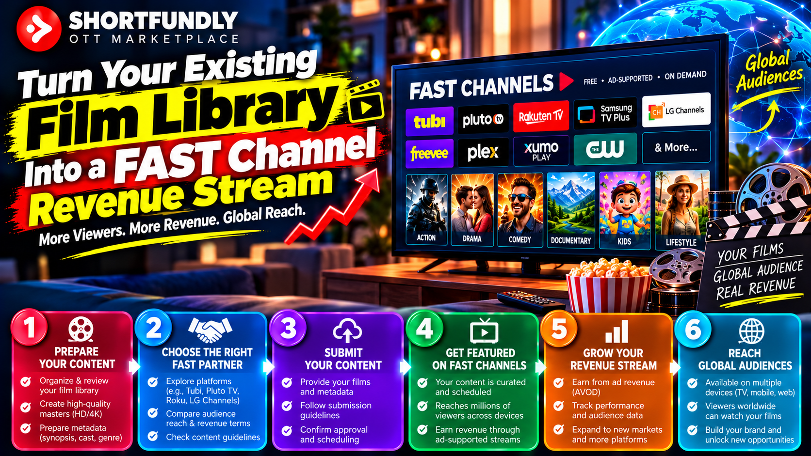 Turn Your Existing Film Library Into a FAST Channel Revenue Streamm