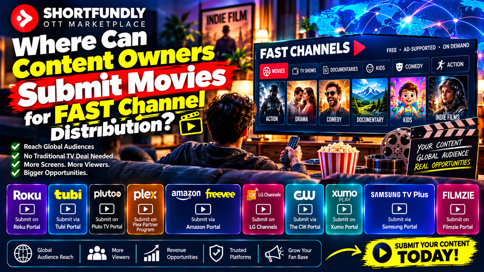 Where Content Owners Submit Movies